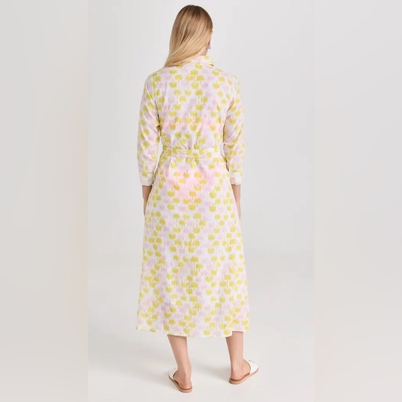 NWT Marea Midi Shirt Dress in Golden Hour - Picture 3 of 9